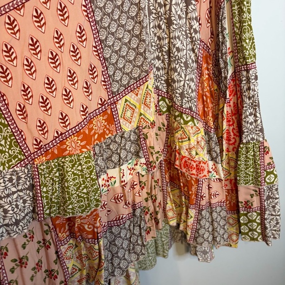 Abel the Label : Bohemian Floral Patchwork Maxi Dress - Picture 6 of 9